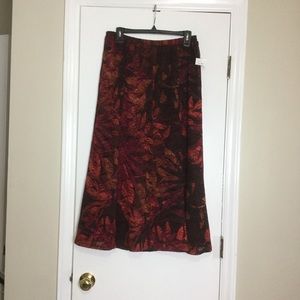 NWT TanJay Maxy  A Line colored Skirt